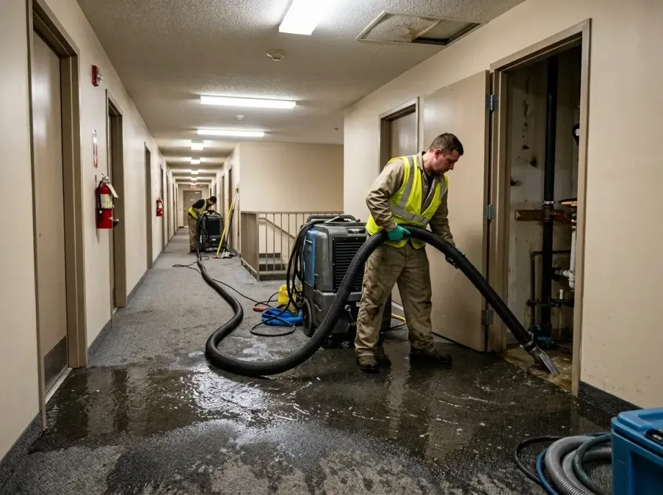 multi-unit-apartment-hallway-f-005 — frequently asked questions, Emergency Burst Pipe Water Extraction & Removal in Shackle…